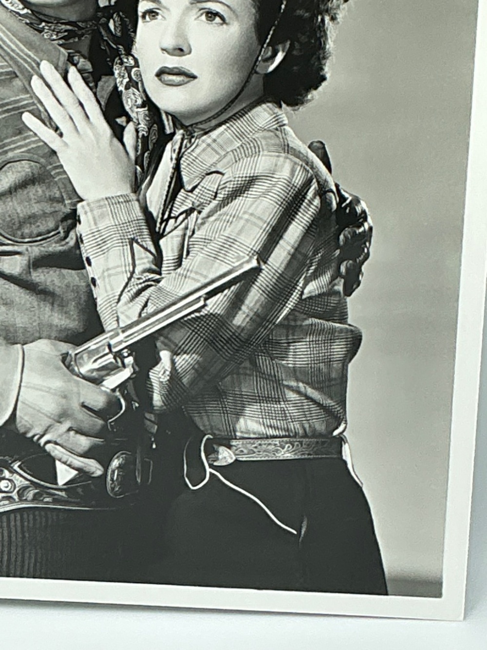 Roy Rogers & Dale Evans 8x10 Black & White Western Promo Photo King of Cowboys - Picture 4 of 6